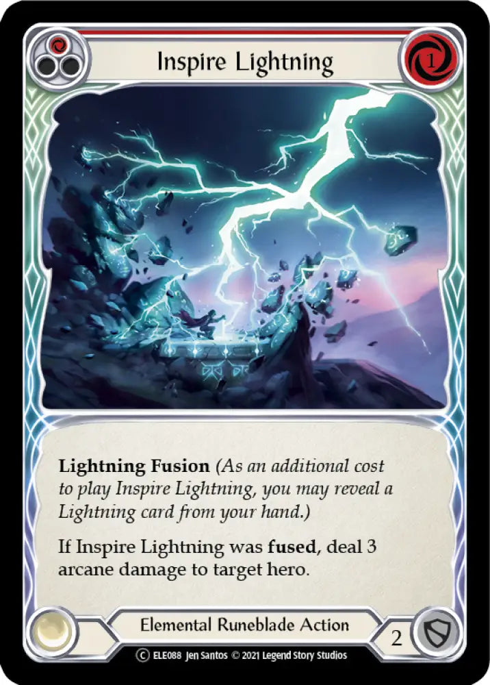 Inspire Lightning (Red) [Tales of Aria Unlimited] Unlimited Normal - Flesh And Blood Single