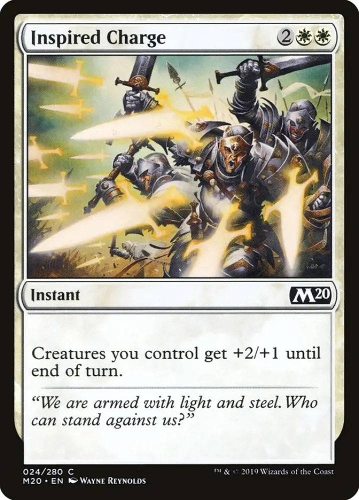 Inspired Charge [Core Set 2020] - MTG Single