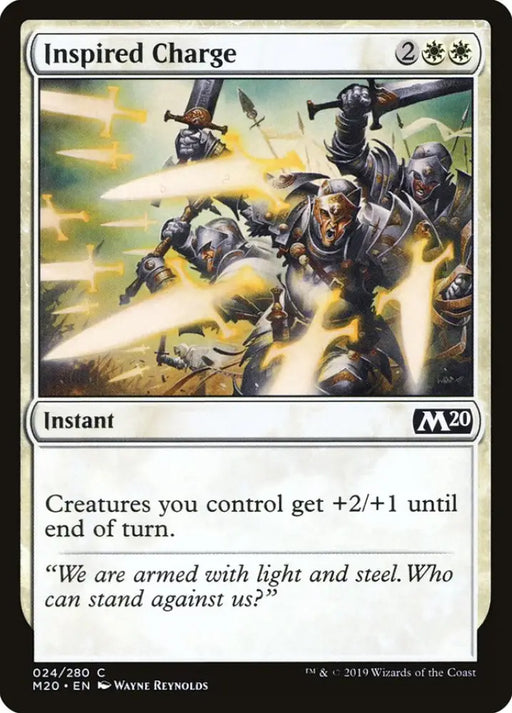 Inspired Charge [Core Set 2020] - MTG Single