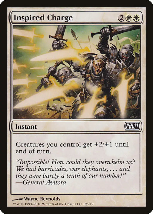 Inspired Charge [Magic 2011] - MTG Single