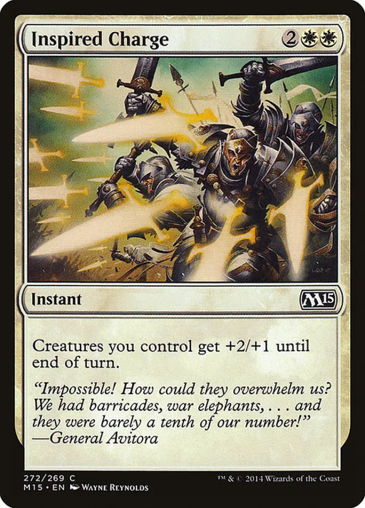 Inspired Charge [Magic 2015] - MTG Single
