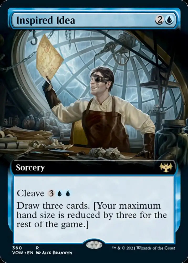 Inspired Idea (Extended Art) [Innistrad: Crimson Vow] - MTG Single