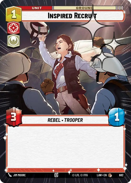 Inspired Recruit (Hyperspace Foil) (682) [A Lawless Time]