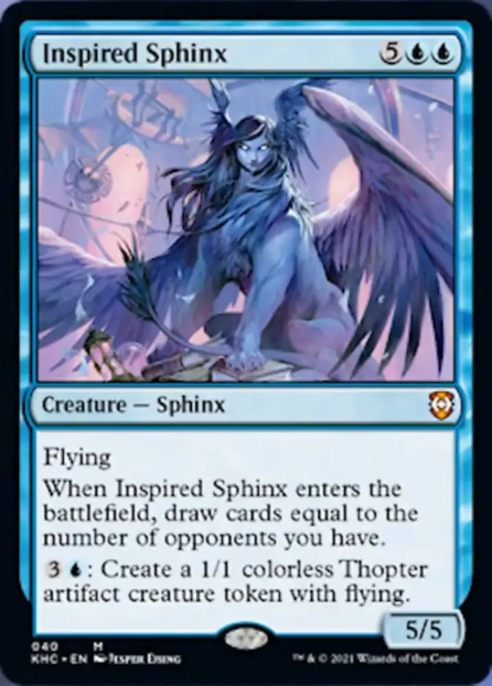Inspired Sphinx [Kaldheim Commander] - MTG Single