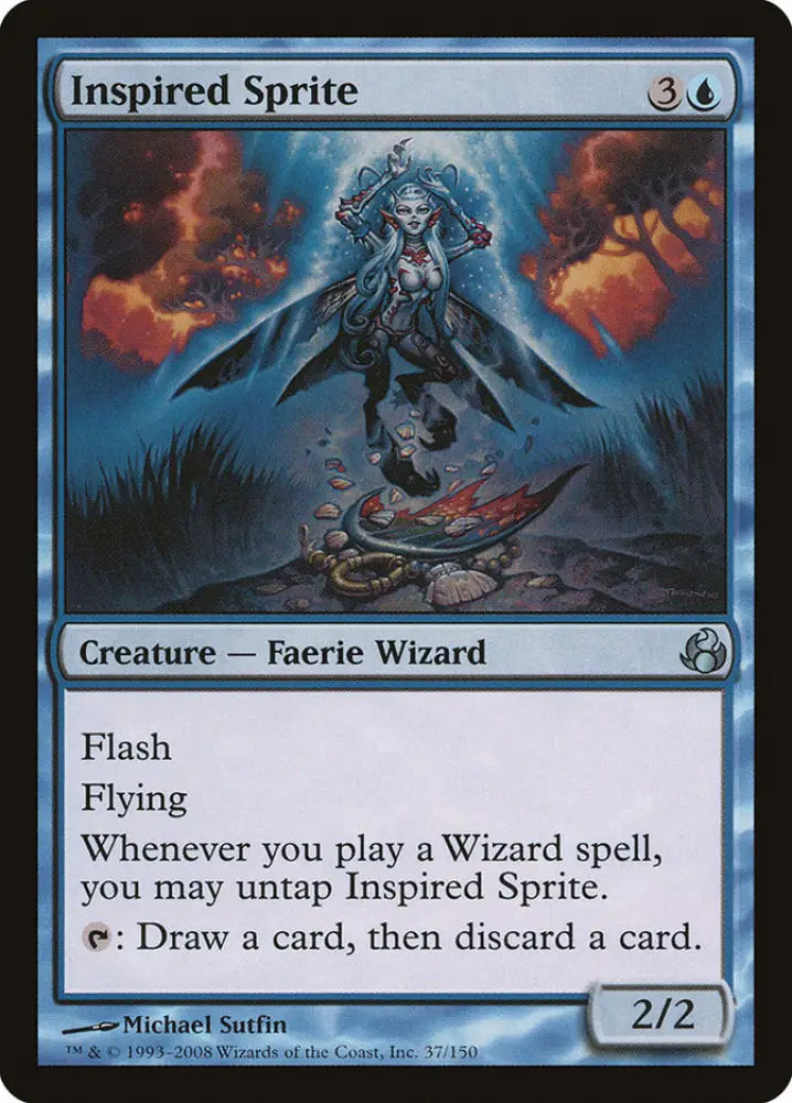 Inspired Sprite [Morningtide] - MTG Single