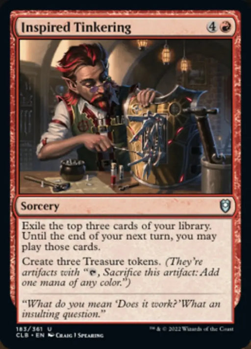 Inspired Tinkering [Commander Legends: Battle for Baldur’s Gate] - MTG Single