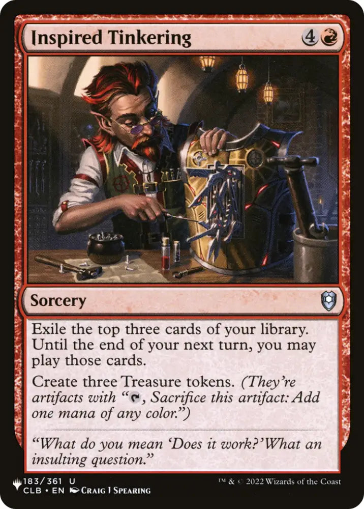 Inspired Tinkering [The List] - MTG Single