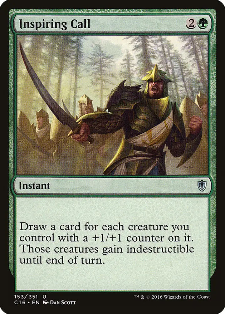 Inspiring Call [Commander 2016] - MTG Single