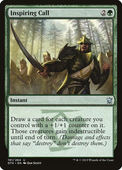 Inspiring Call [Dragons of Tarkir] - MTG Single