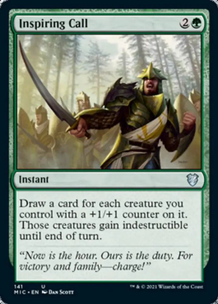Inspiring Call [Innistrad: Midnight Hunt Commander] - MTG Single