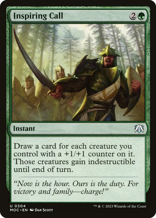 Inspiring Call [March of the Machine Commander] - MTG Single