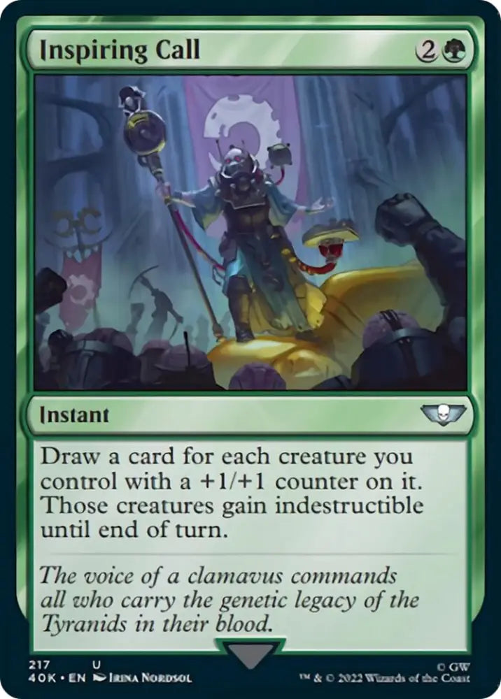 Inspiring Call [Warhammer 40,000] - MTG Single