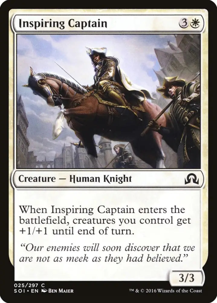 Inspiring Captain [Shadows over Innistrad] - MTG Single