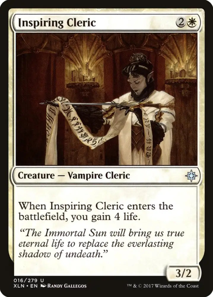Inspiring Cleric [Ixalan] - MTG Single