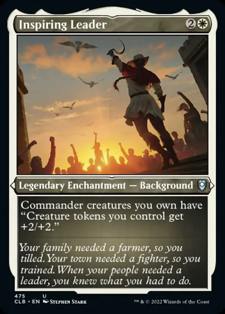 Inspiring Leader (Foil Etched) [Commander Legends: Battle for Baldur’s Gate] - MTG Single