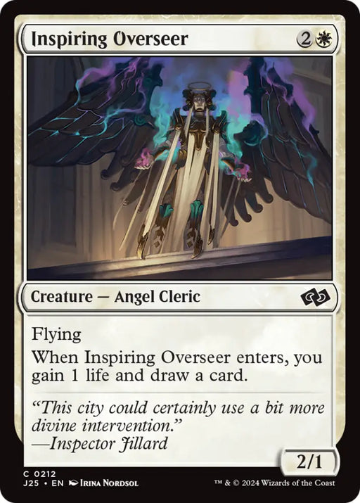 Inspiring Overseer [Foundations Jumpstart] - MTG Single