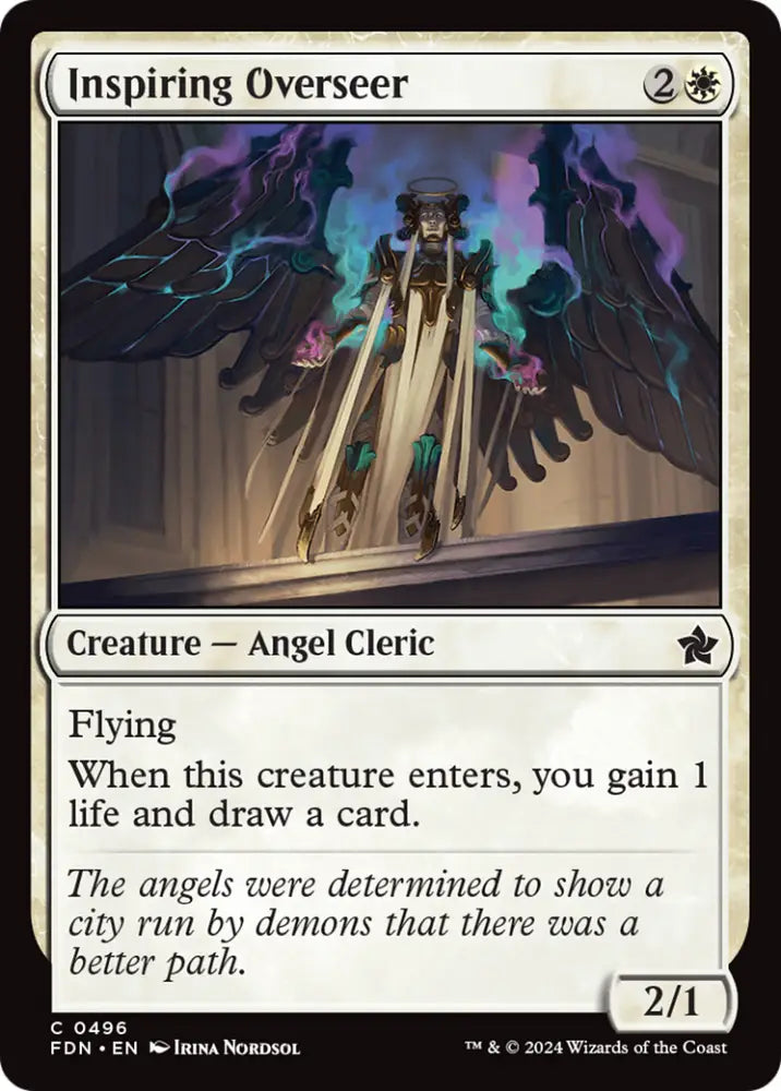 Inspiring Overseer [Foundations] - MTG Single