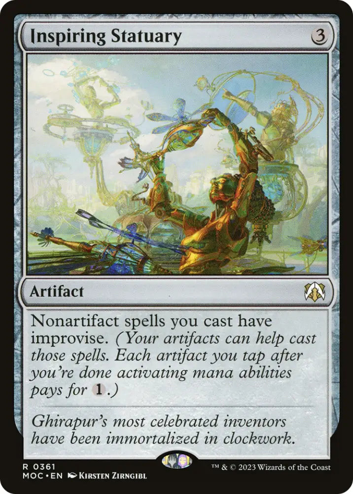 Inspiring Statuary [March of the Machine Commander] - MTG Single