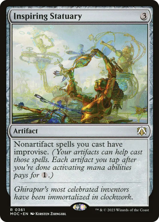 Inspiring Statuary [March of the Machine Commander] - MTG Single