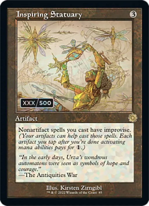 Inspiring Statuary (Retro Schematic) (Serialized) [The Brothers’ War Retro Artifacts] - MTG Single