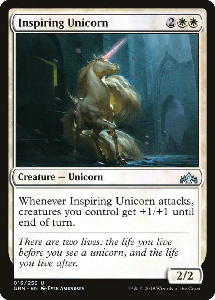 Inspiring Unicorn [Guilds of Ravnica] - MTG Single