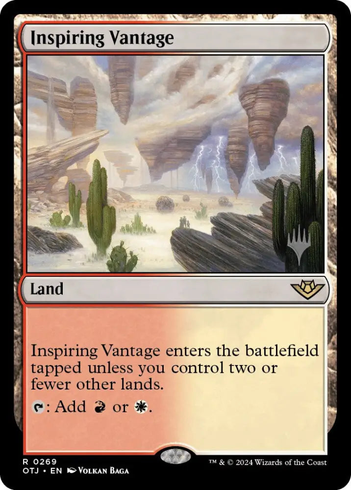 Inspiring Vantage (Promo Pack) [Outlaws of Thunder Junction Promos] - MTG Single
