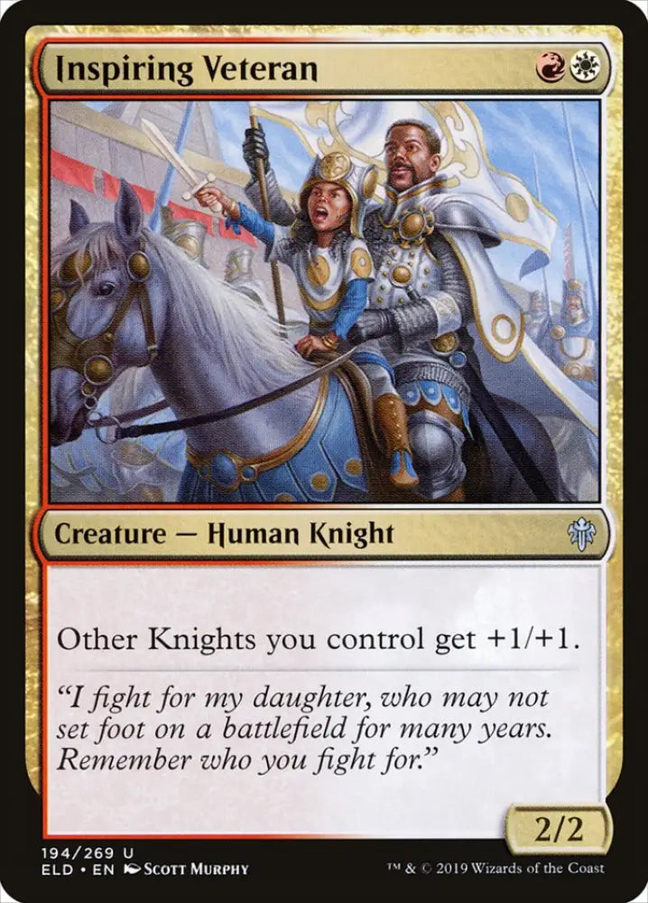 Inspiring Veteran [Throne of Eldraine] - MTG Single