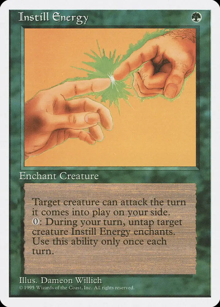 Instill Energy [Fourth Edition] - MTG Single
