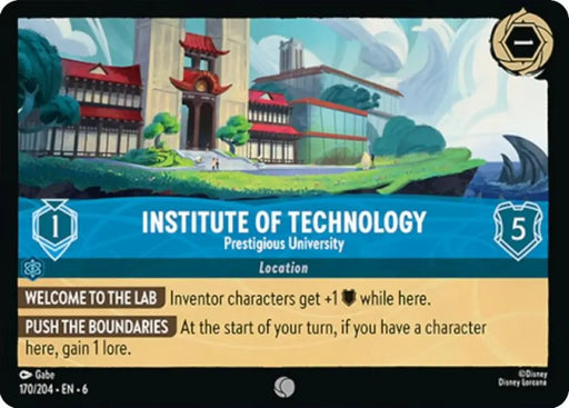 Institute of Technology - Prestigious University (170/204) [Azurite Sea] - Lorcana Single