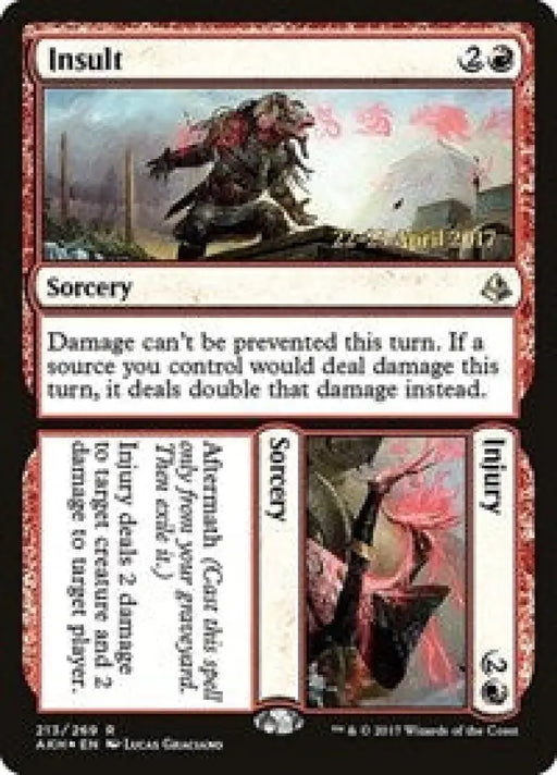 Insult // Injury (213) [Prerelease Cards]