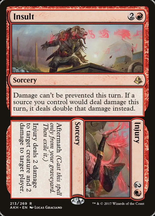 Insult // Injury [Amonkhet] - MTG Single