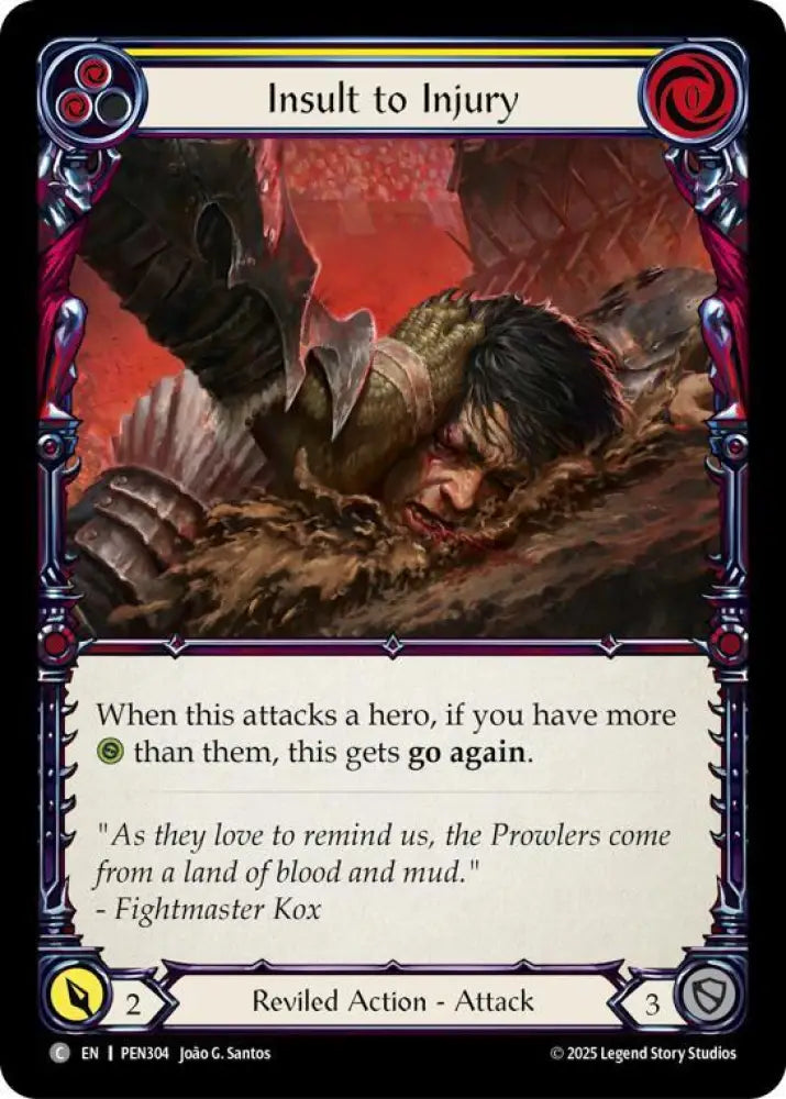 Insult To Injury (Yellow) (PEN304) [Compendium of Rathe]