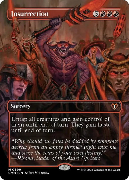 Insurrection (Borderless Alternate Art) [Commander Masters] - MTG Single
