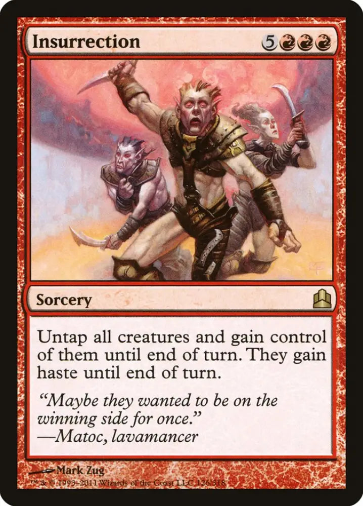 Insurrection [Commander 2011] - MTG Single