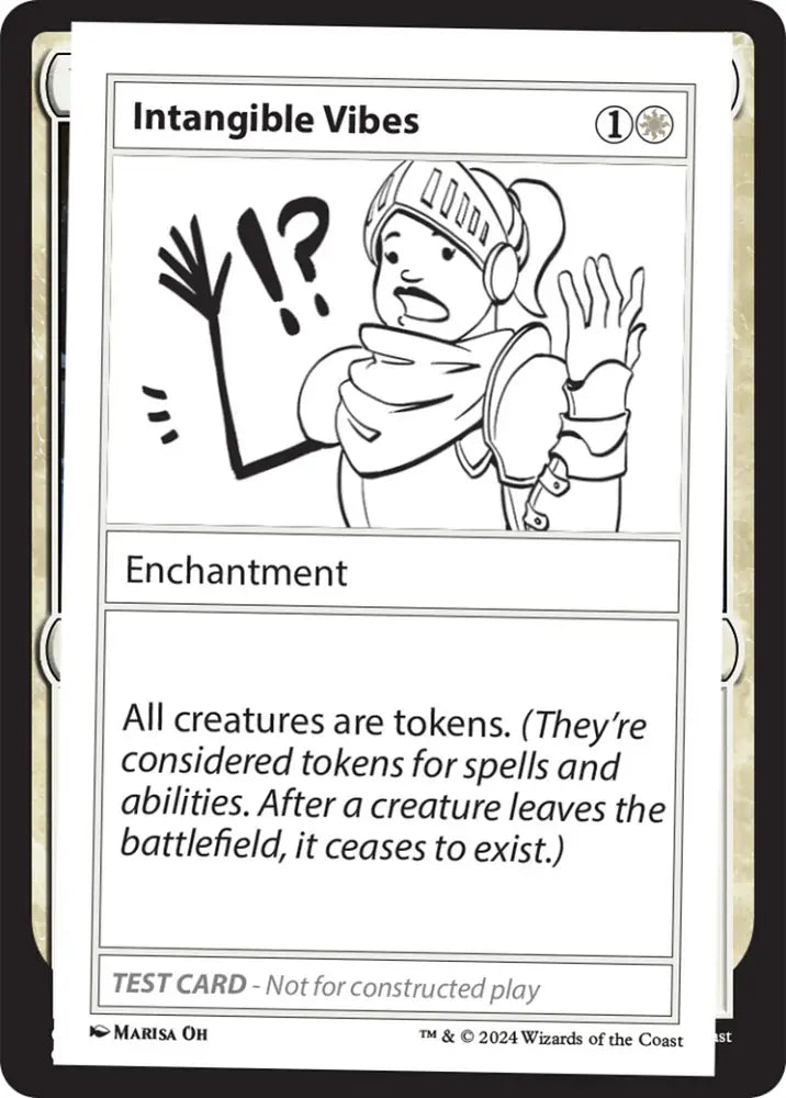 Intangible Vibes [Mystery Booster 2 Playtest Cards] - MTG Single