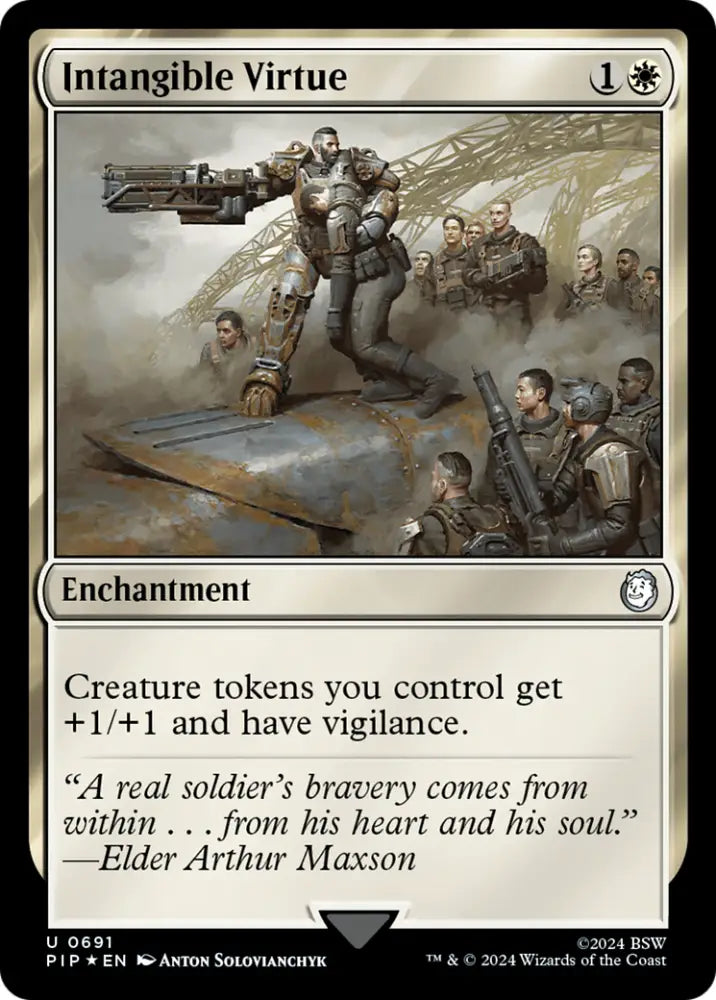 Intangible Virtue (Surge Foil) [Fallout] - MTG Single