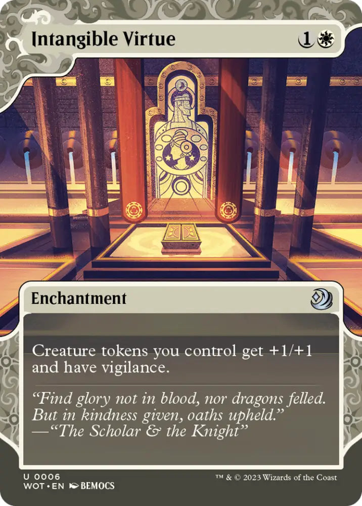 Intangible Virtue [Wilds of Eldraine: Enchanting Tales] - MTG Single