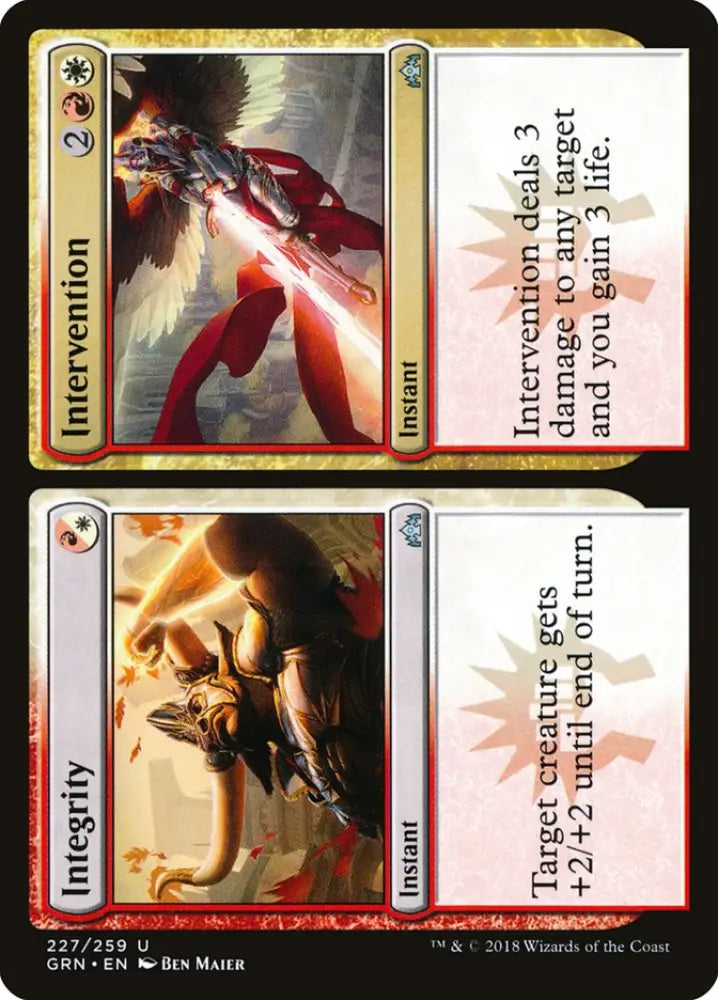 Integrity // Intervention [Guilds of Ravnica] - MTG Single