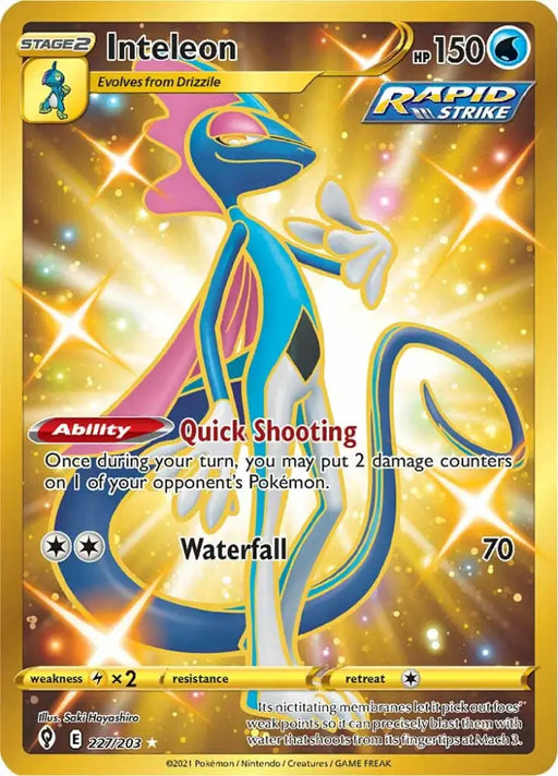 Inteleon (227/203) [Sword & Shield: Evolving Skies] - Pokemon Single