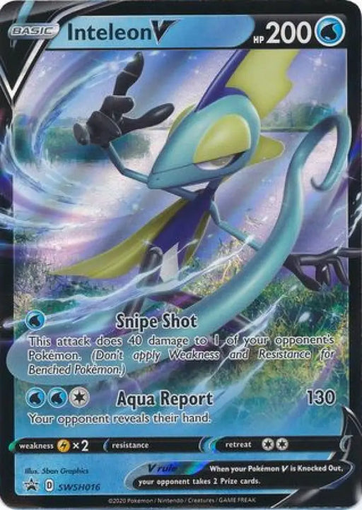 Inteleon V (SWSH016) [Sword & Shield: Black Star Promos] - Pokemon Single