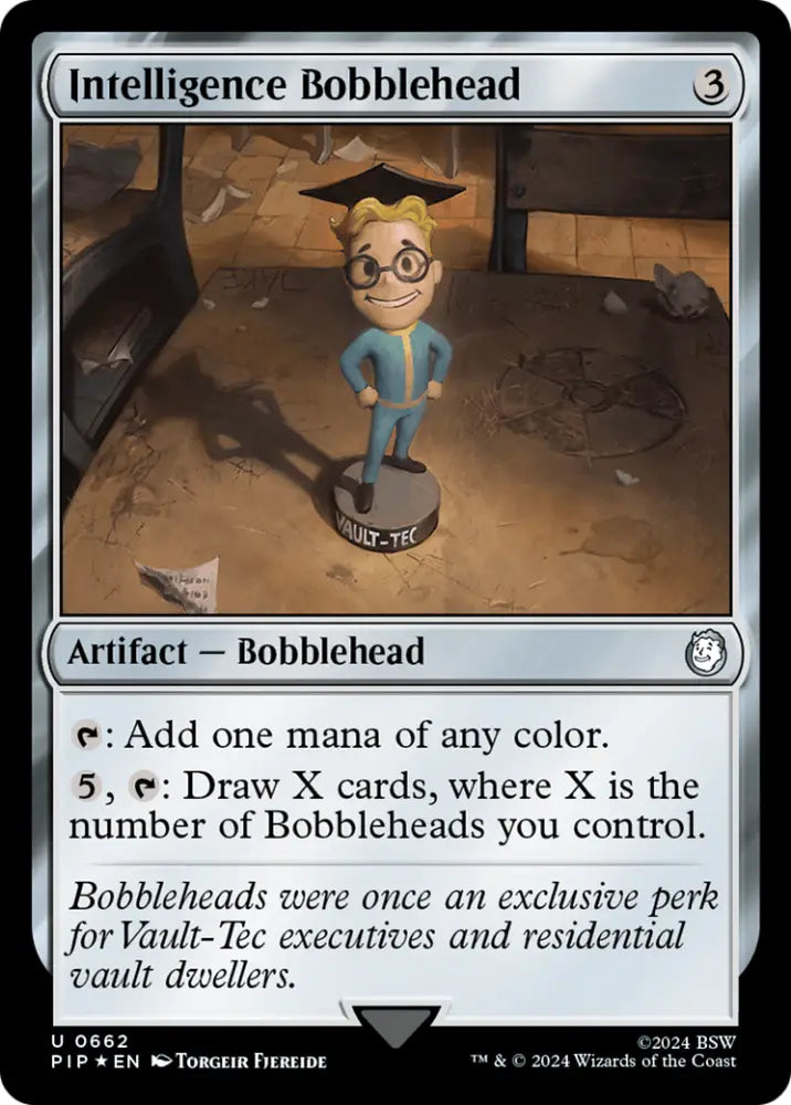 Intelligence Bobblehead (Surge Foil) [Fallout] - MTG Single