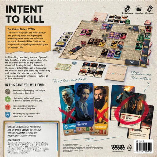 Intent to Kill (EN) - Board Games