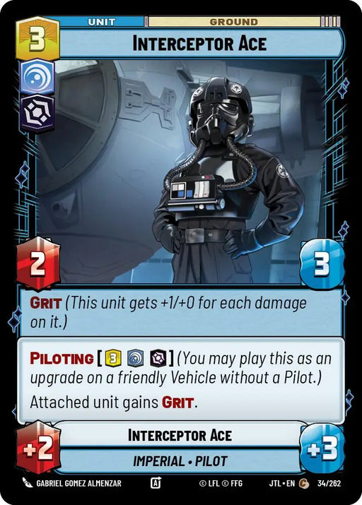 Interceptor Ace (034/257) [Jump to Lightspeed] - Star Wars: Unlimited Single
