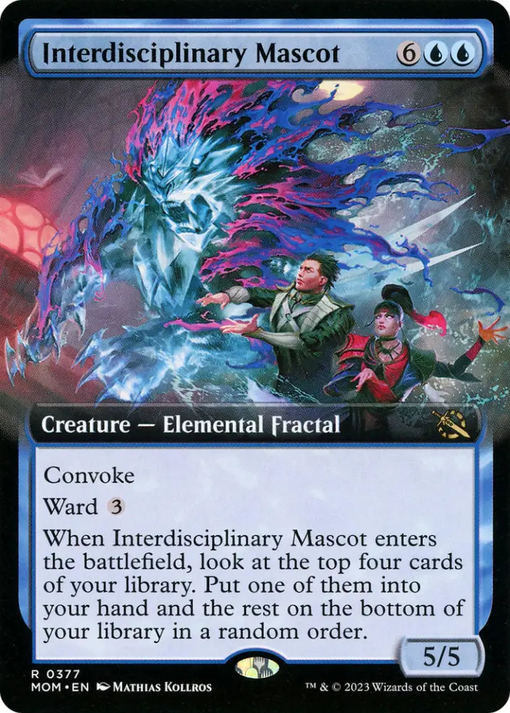 Interdisciplinary Mascot (Extended Art) [March of the Machine] - MTG Single