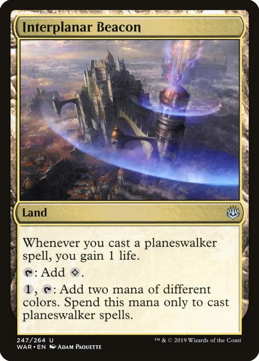 Interplanar Beacon [War of the Spark] - MTG Single
