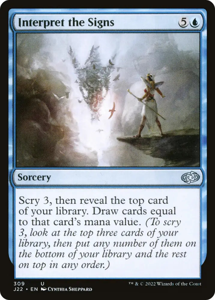 Interpret the Signs [Jumpstart 2022] - MTG Single