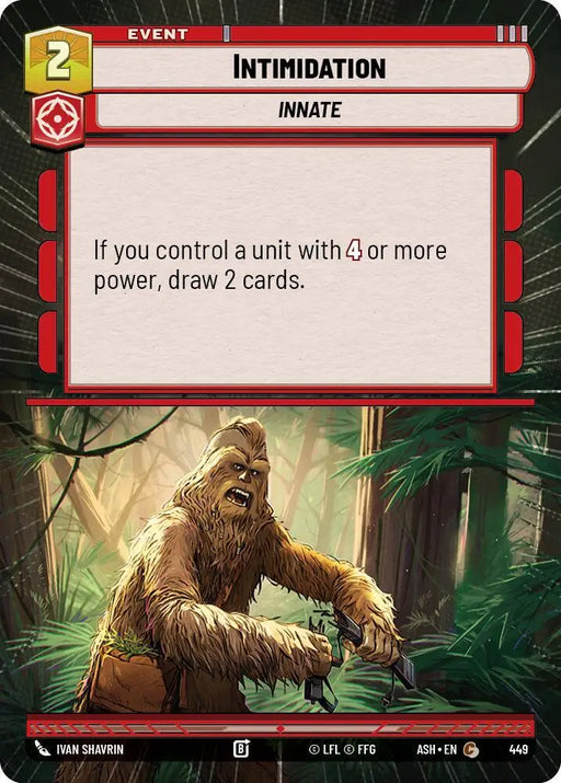 Intimidation (Hyperspace) (449) [Ashes of the Empire]