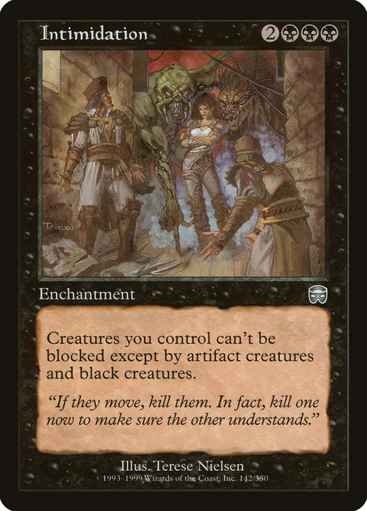 Intimidation [Mercadian Masques] - MTG Single
