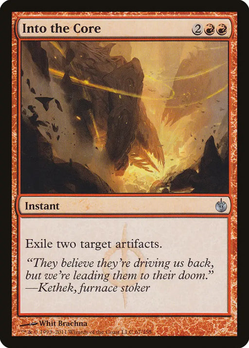 Into the Core [Mirrodin Besieged] - MTG Single