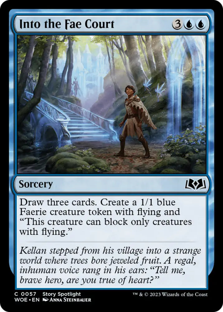 Into the Fae Court [Wilds of Eldraine] - MTG Single